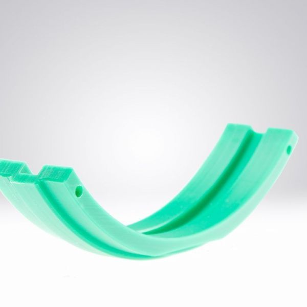 PE - 1000 - green - half shell